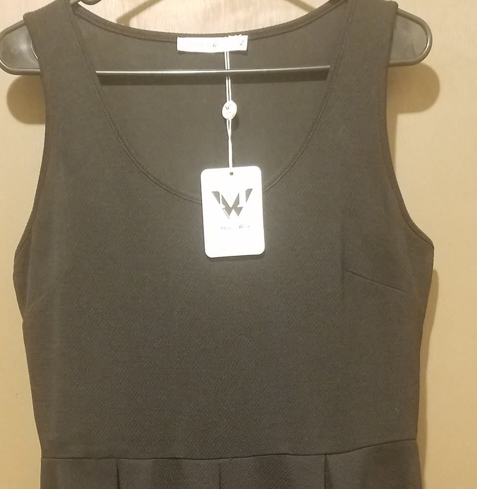 White Mark fit and flare dress
